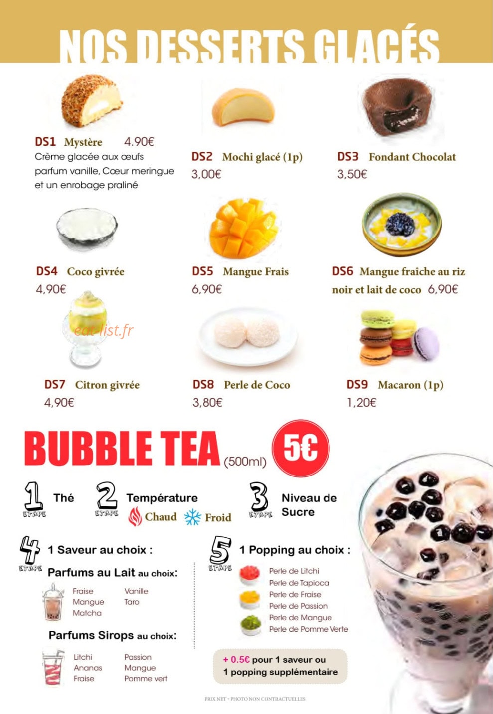 Fusion Sushi — carte page 20