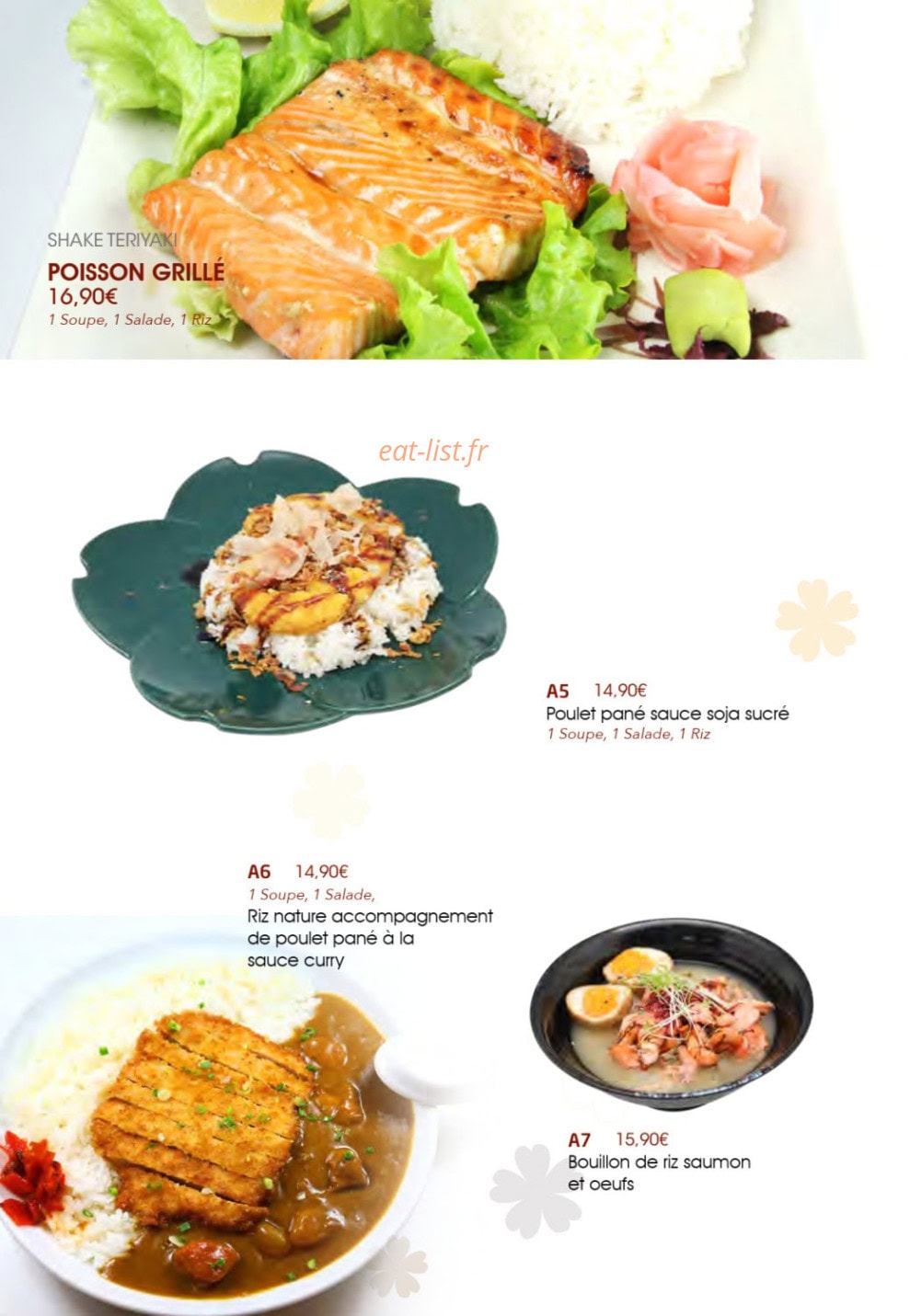 Fusion Sushi — carte page 6