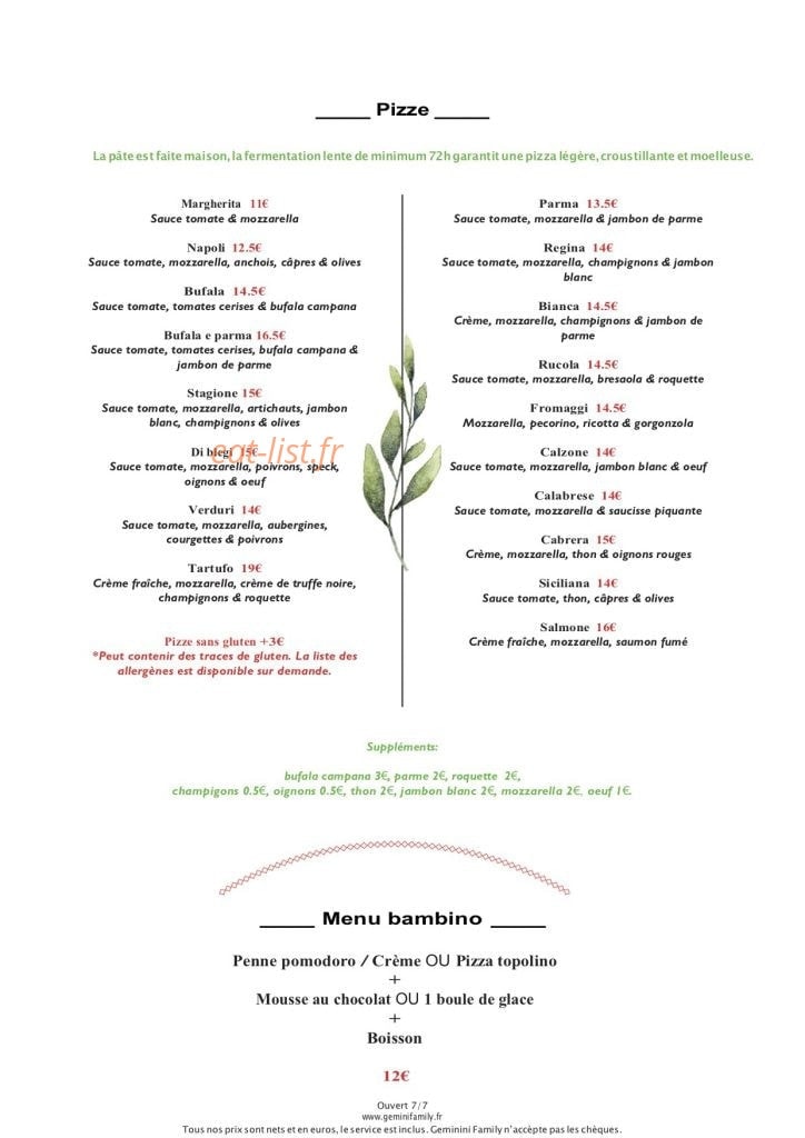 Gemini — carte page 3
