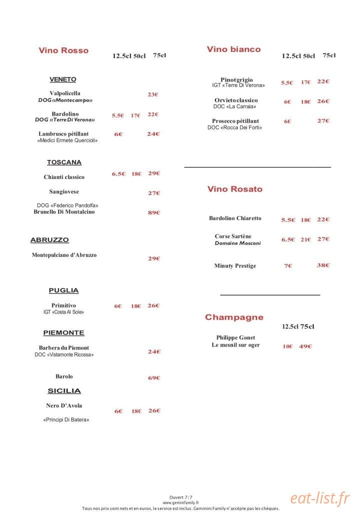 Gemini — carte page 5