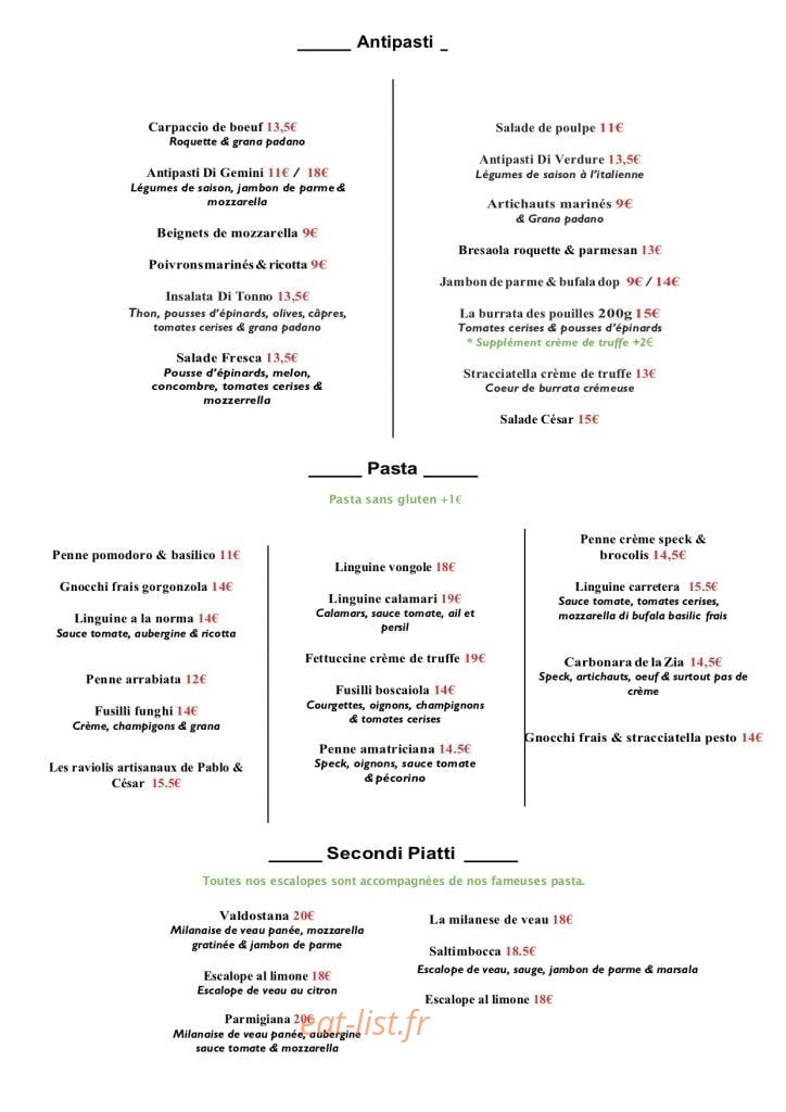 Gemini — carte page 2