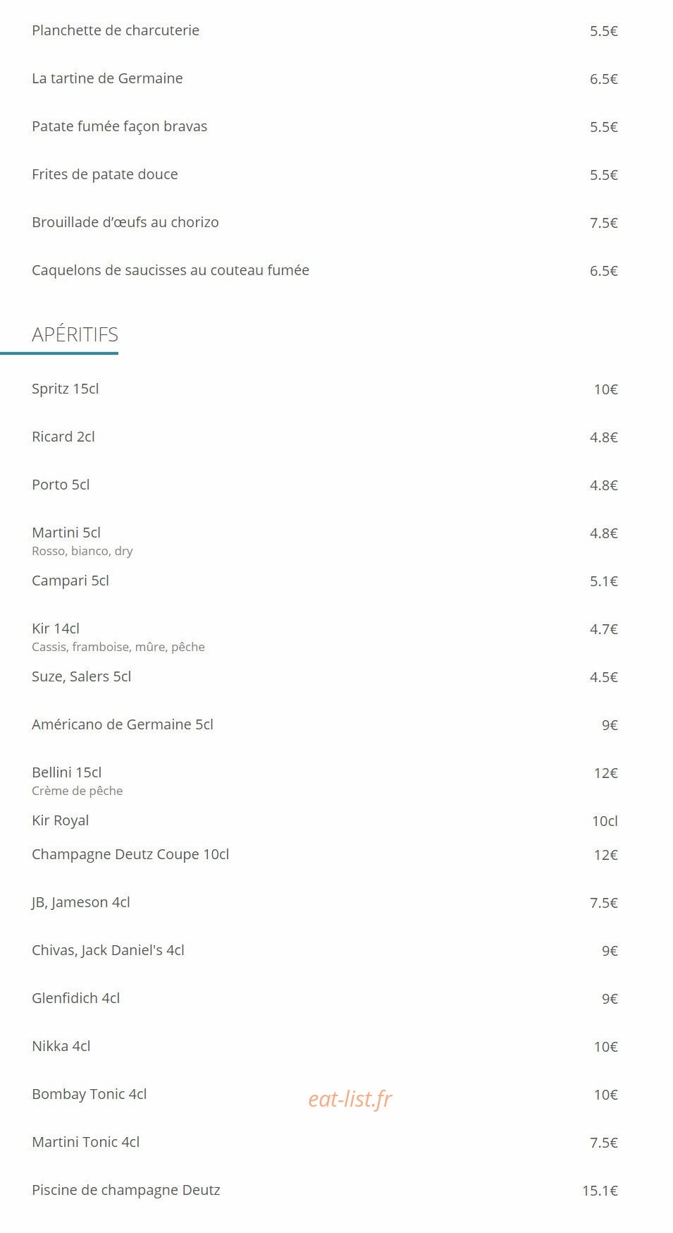 Germaine — carte page 6