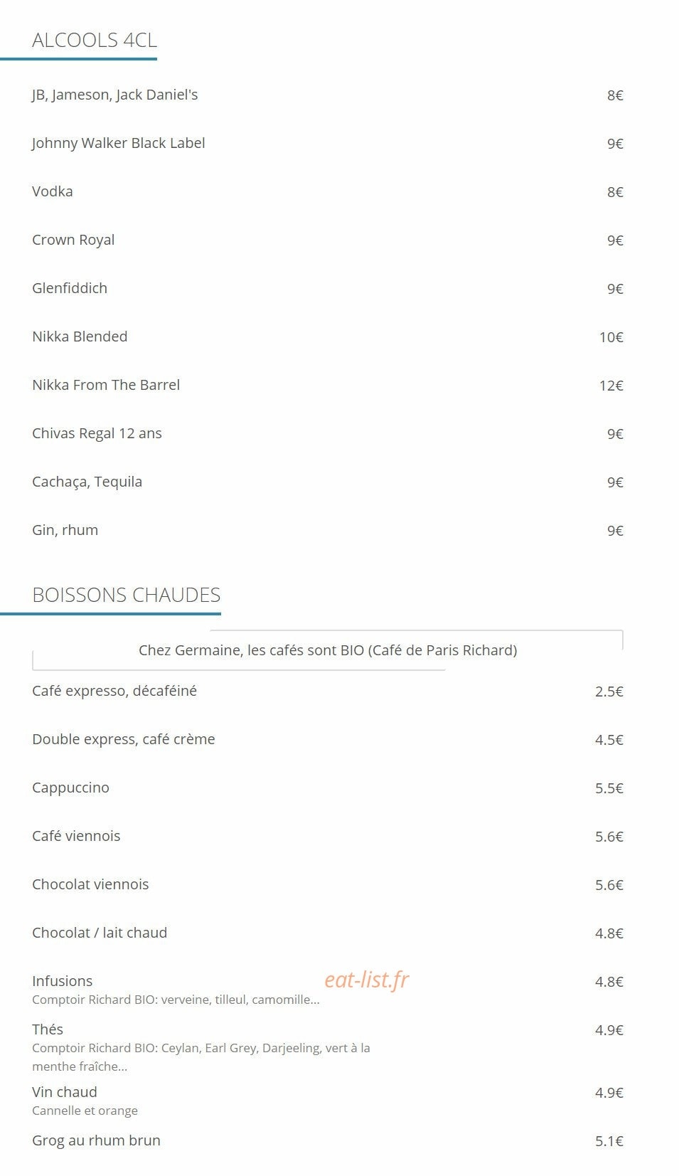 Germaine — carte page 7