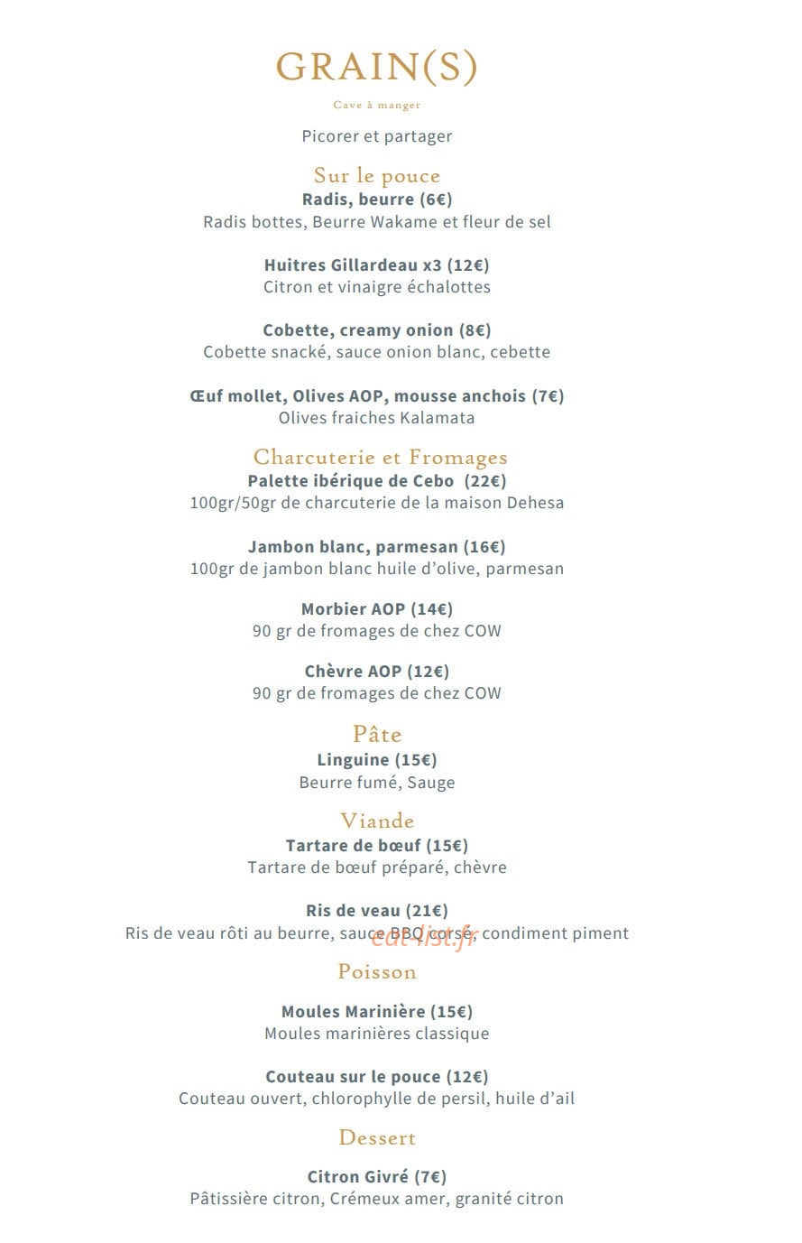 Grain — carte page 1