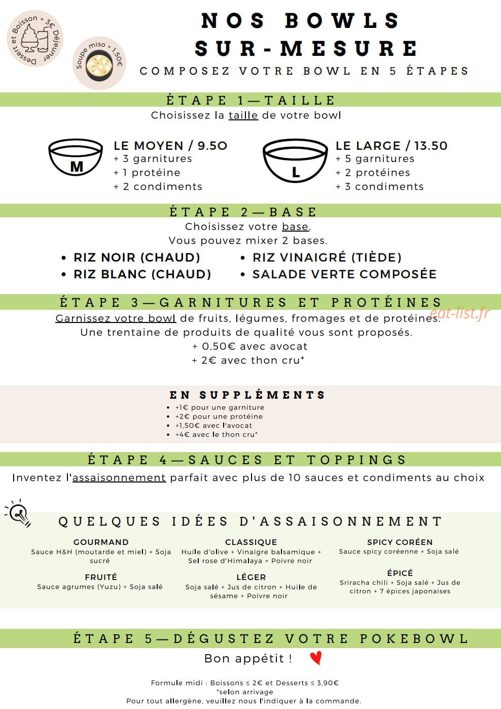 Honey Home — carte page 2
