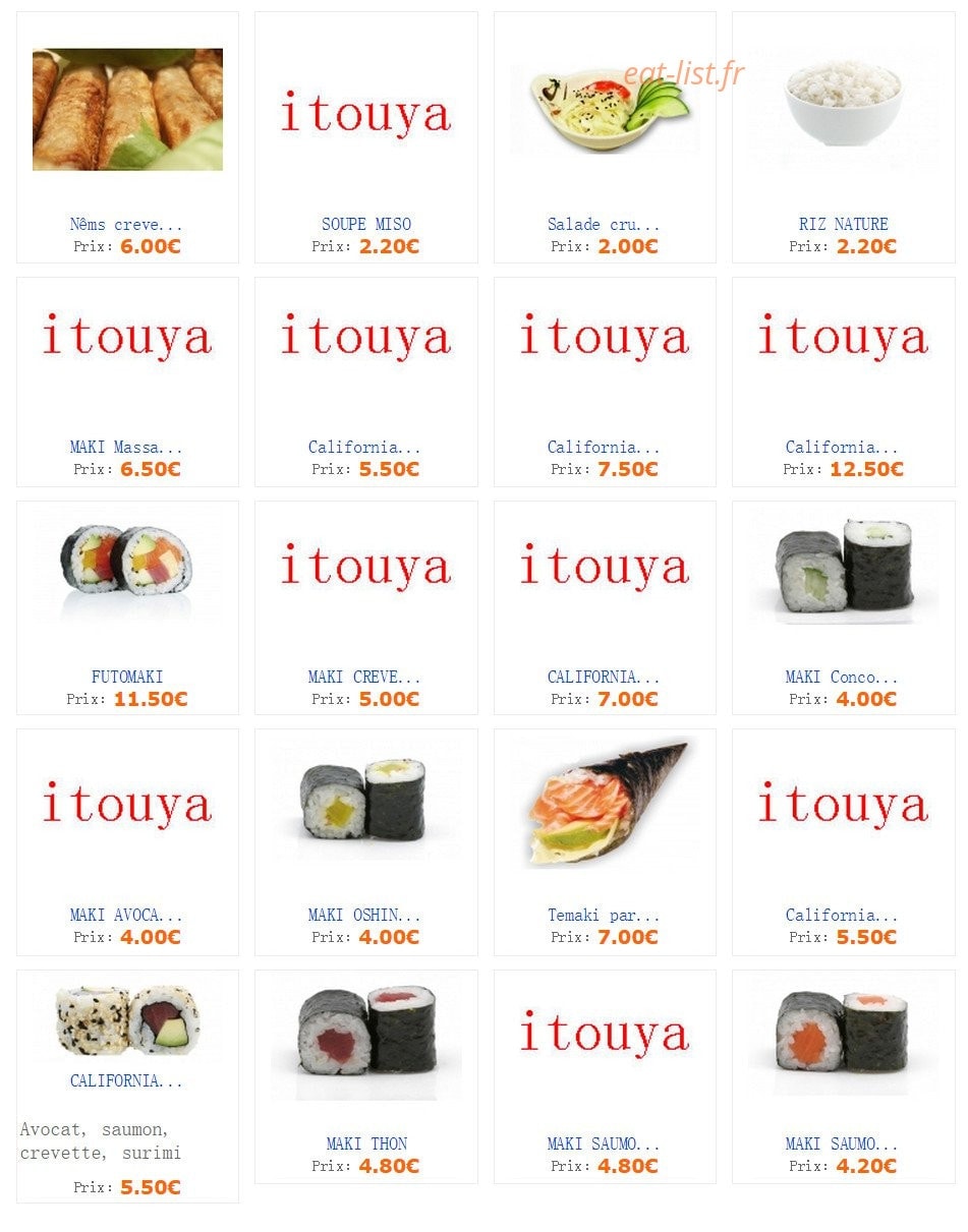 Itouya — carte page 3