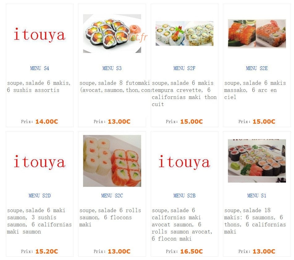 Itouya — carte page 7