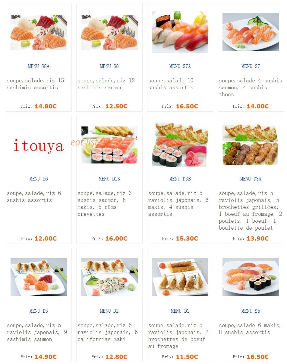 Itouya — carte page 6