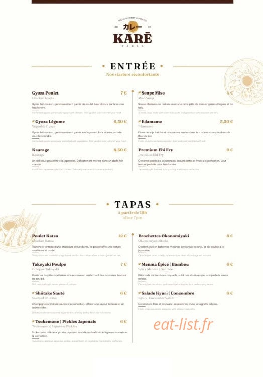 Kare — carte page 1