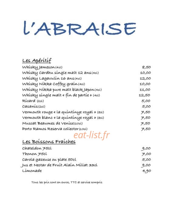 L'Abraise — carte page 4