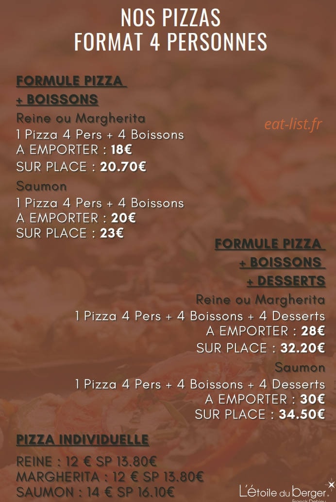 L' Etoile du berger — carte page 17