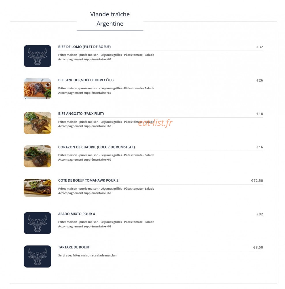 La Estancia — carte page 3
