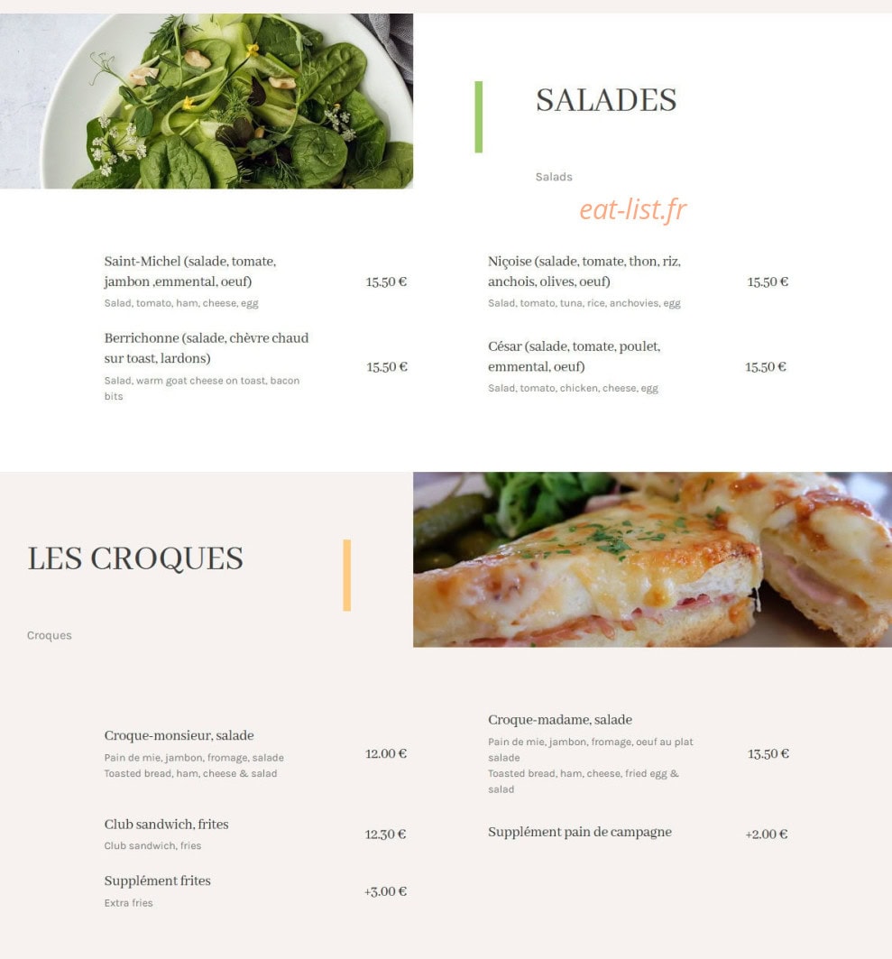 La Fontaine Saint Michel — carte page 3