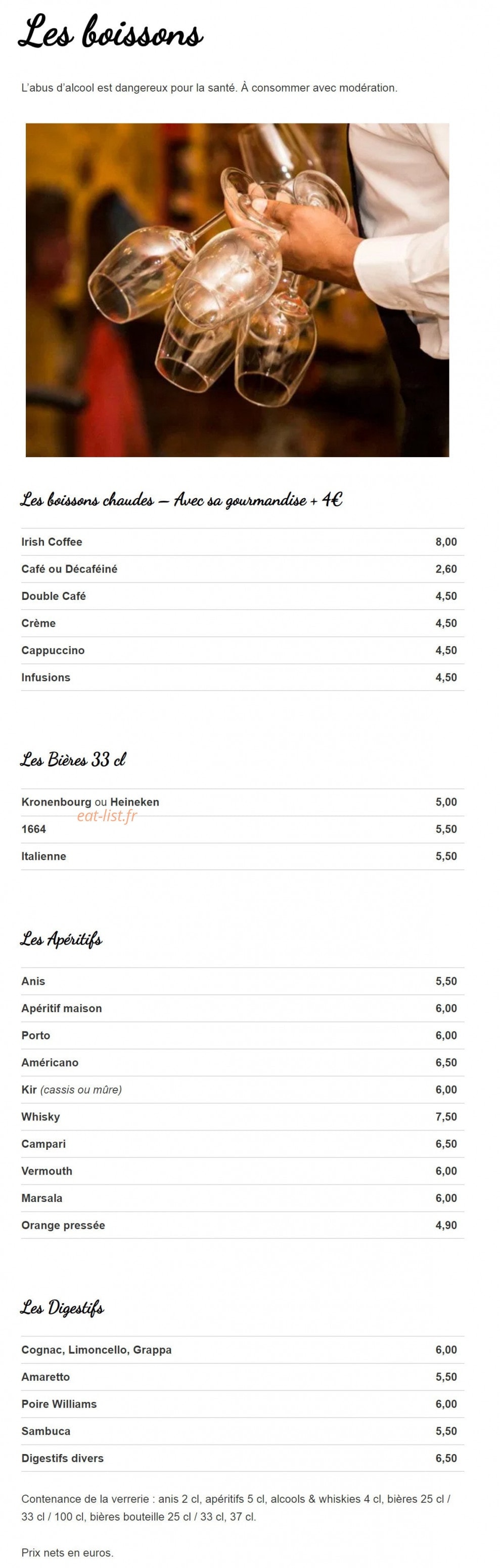 La Main à La Pâte — carte page 12