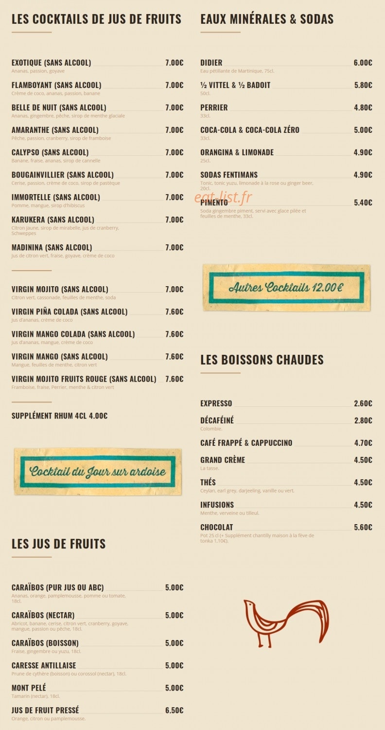 La Rhumerie — carte page 11