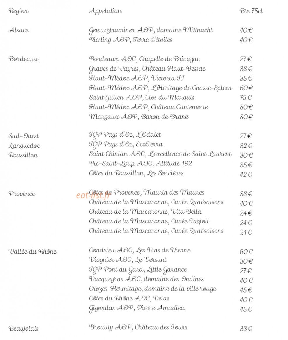Le 27 Madame — carte page 2
