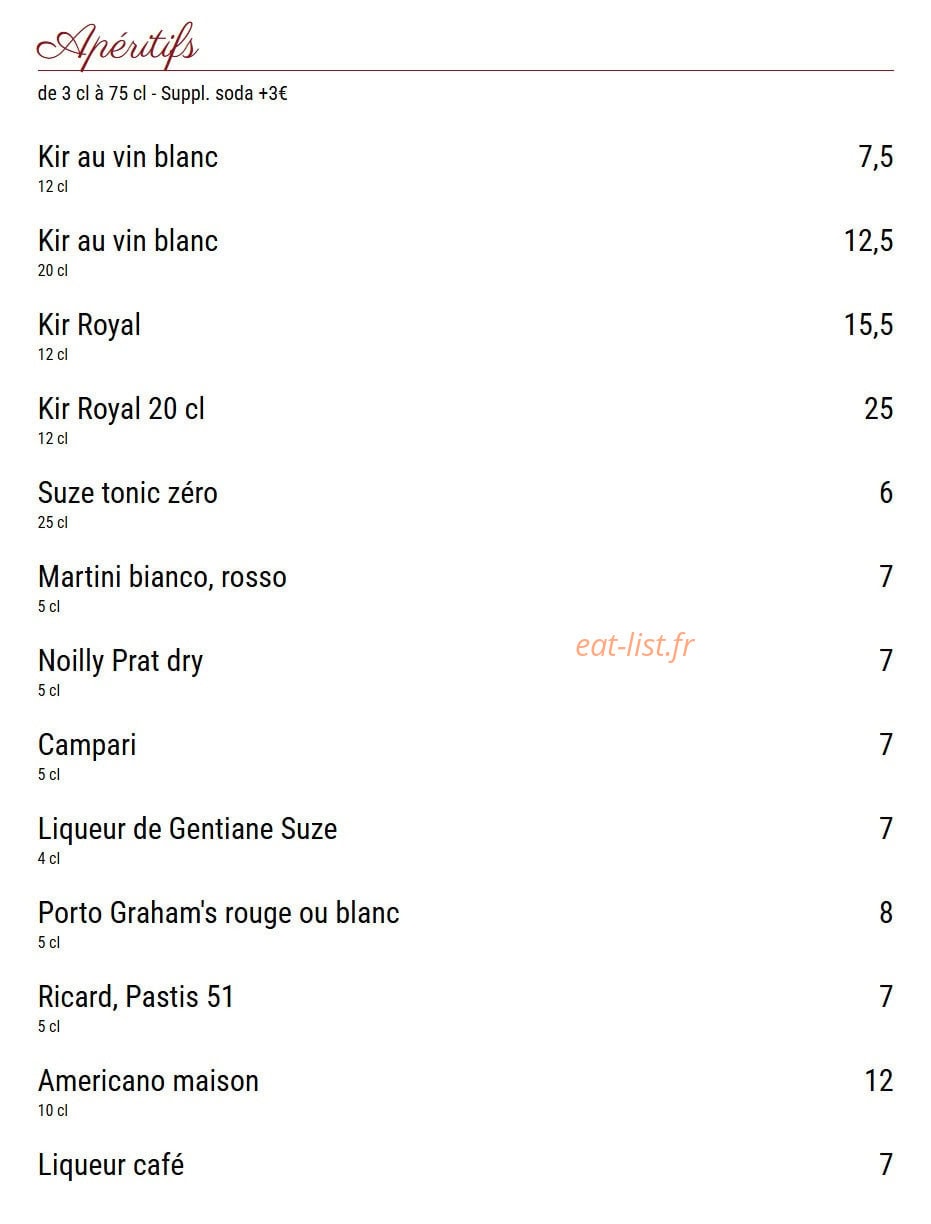 Le Chai - Saint Germain — carte page 8