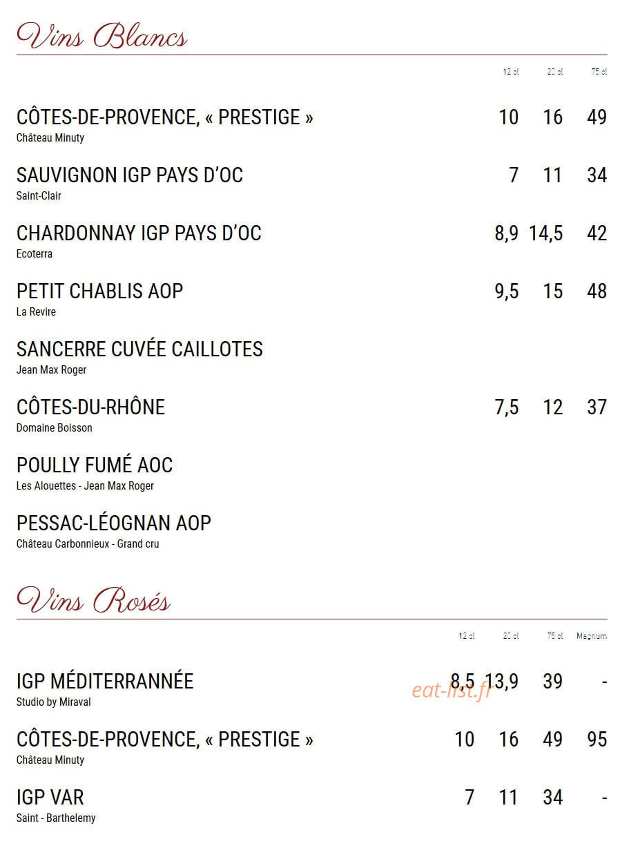 Le Chai - Saint Germain — carte page 15