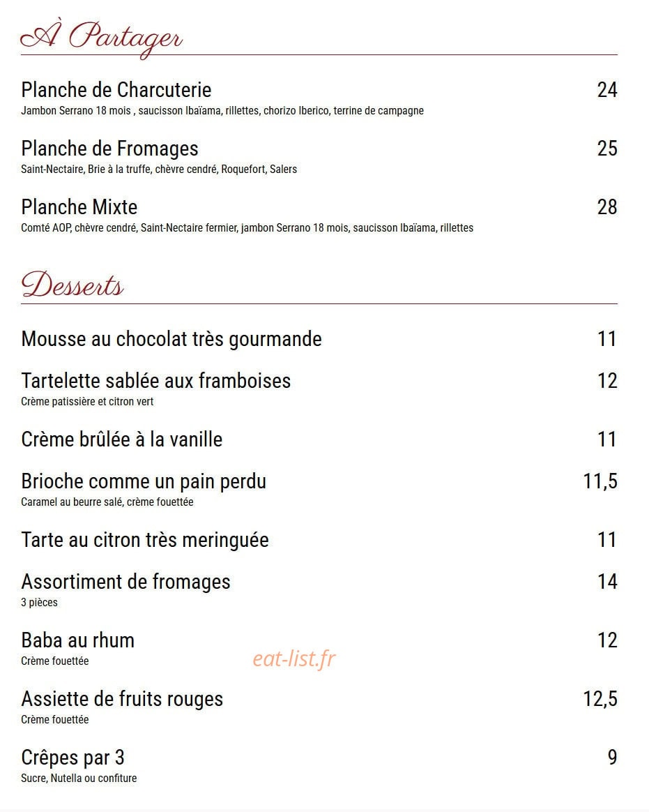 Le Chai - Saint Germain — carte page 3