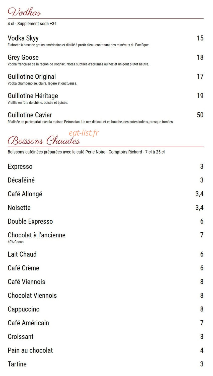Le Chai - Saint Germain — carte page 12