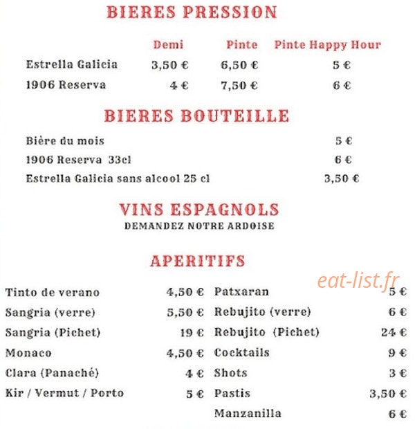 Le Chien Andalou — carte page 2