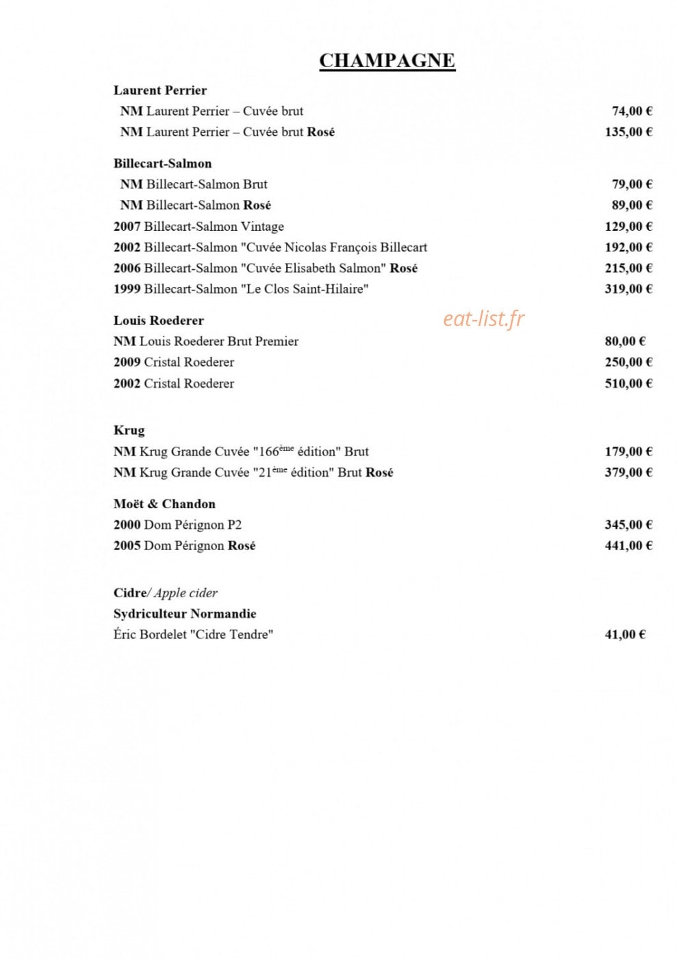 Le Christine — carte page 4