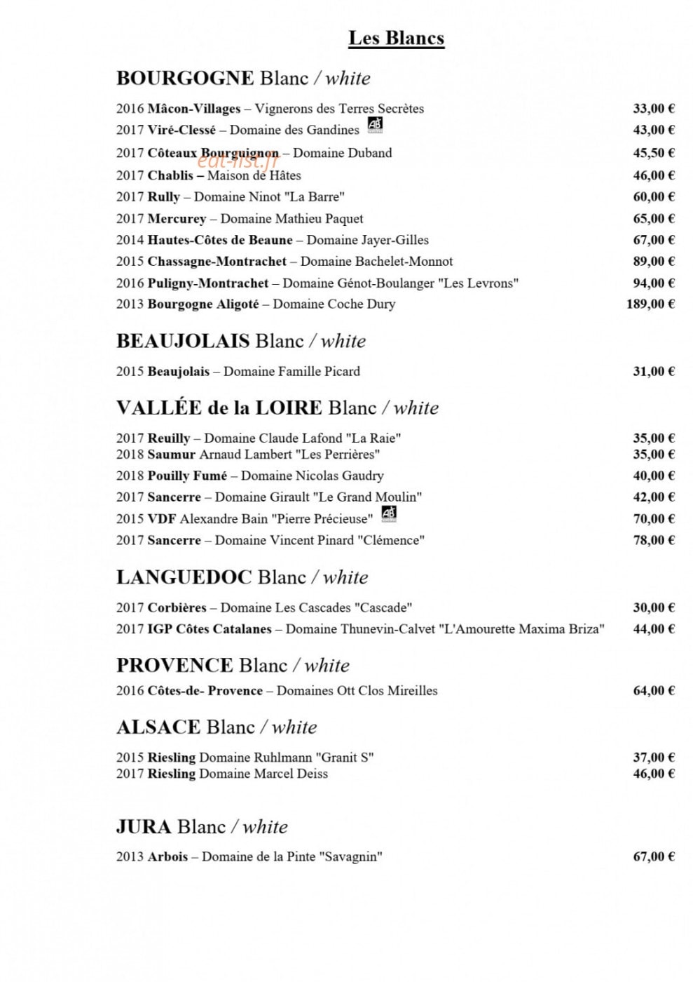 Le Christine — carte page 5
