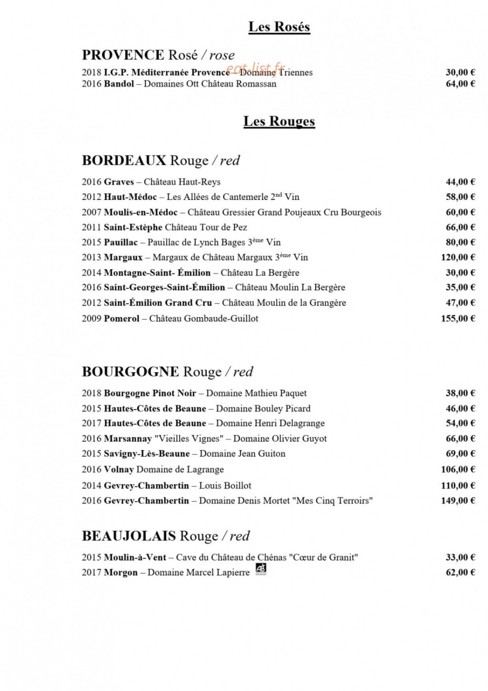 Le Christine — carte page 6