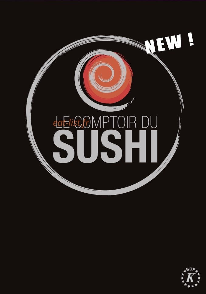 Le Comptoir du Sushi — carte page 1