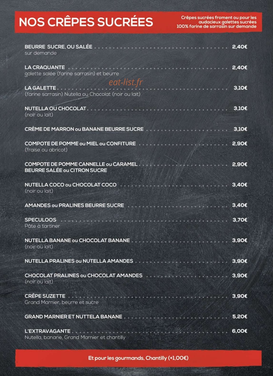 Le Fournil — carte page 2