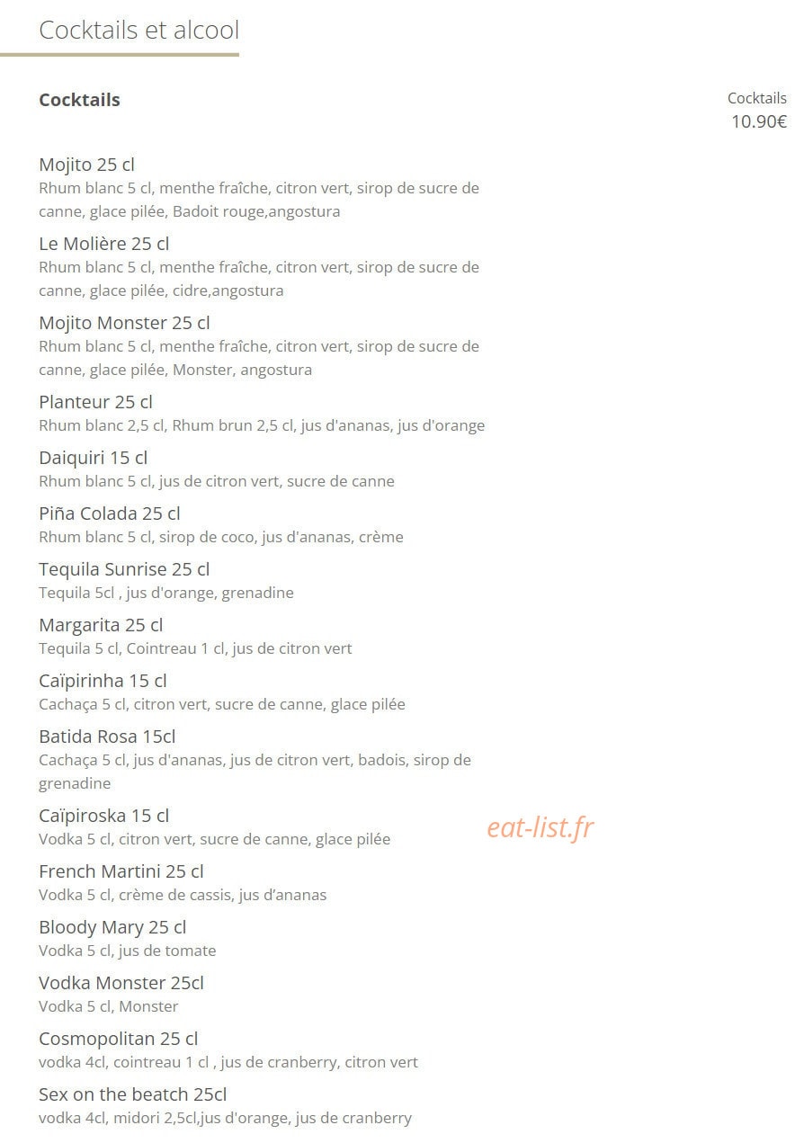 Le Molière — carte page 29