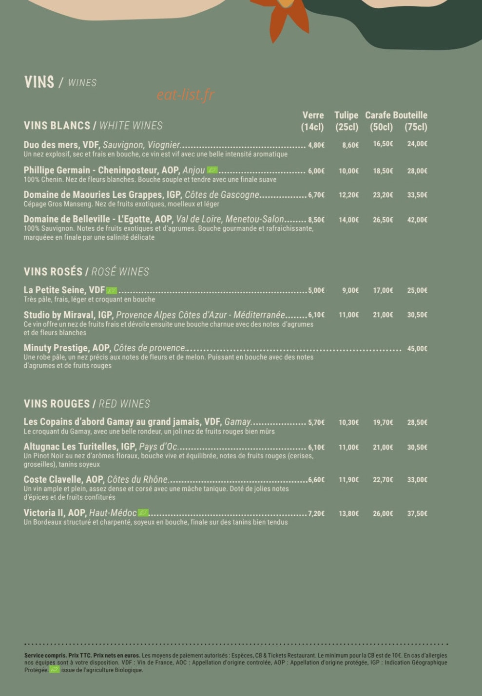 Le Néo Café — carte page 12