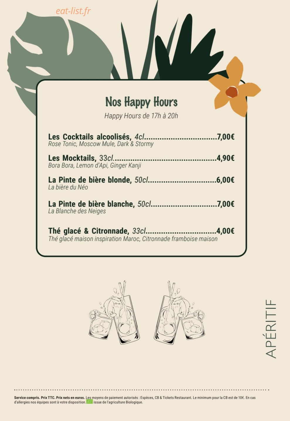 Le Néo Café — carte page 11