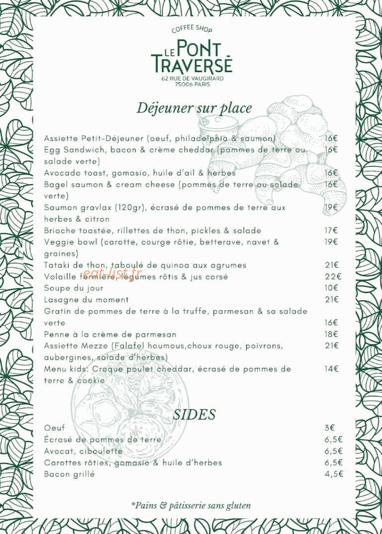 Le Pont Traversé — carte page 1