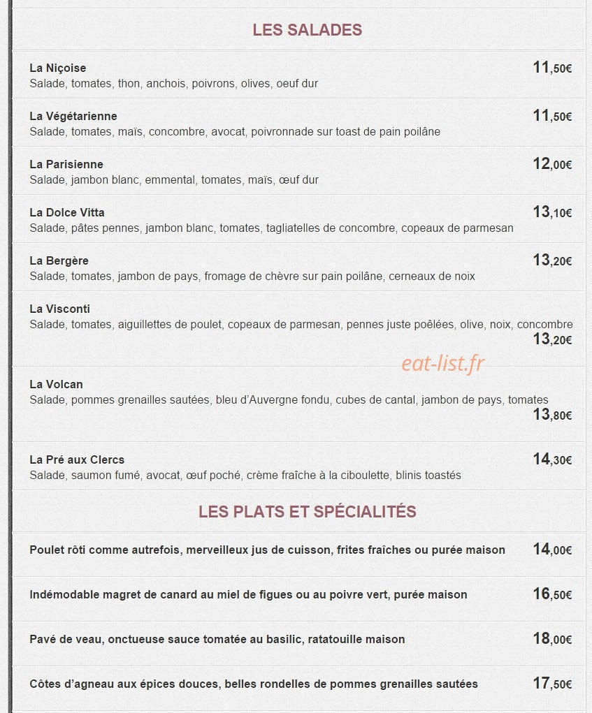 Le pré aux clercs — carte page 2