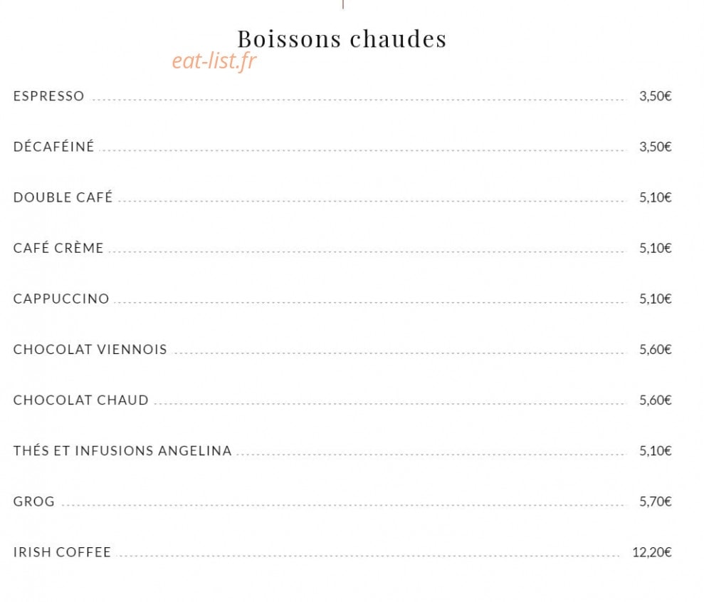 Le Procope — carte page 17