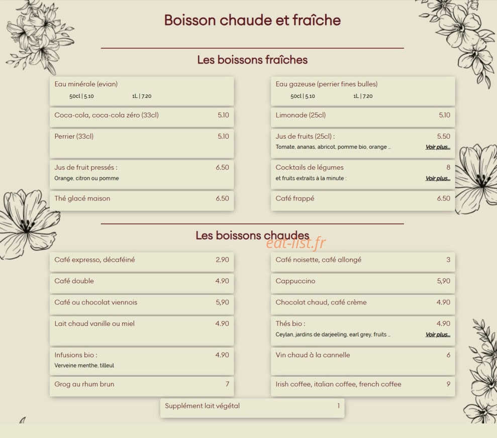 Le Rive Gauche — carte page 4