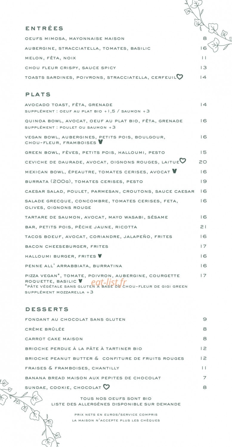 Maison Sauvage — carte page 4