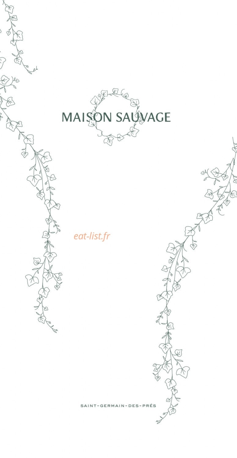 Maison Sauvage — carte page 7