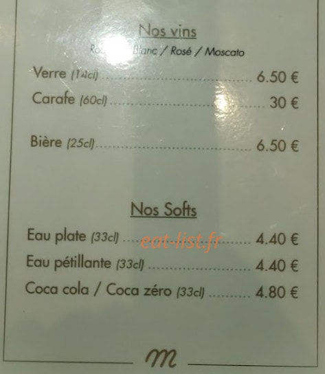 Marceau Café — carte page 4