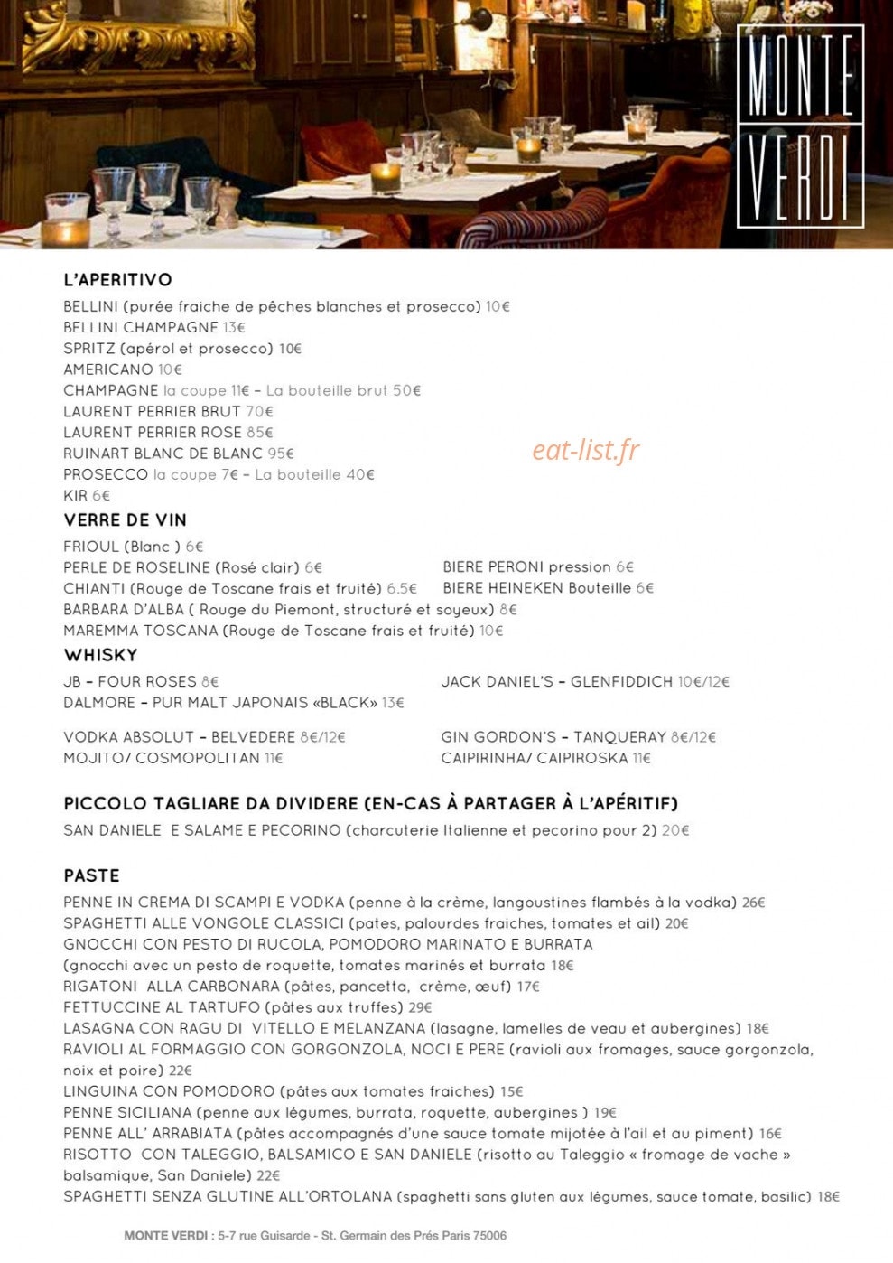 Monteverdi — carte page 1