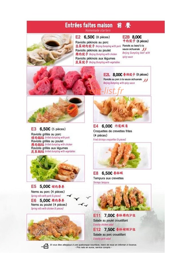 My Noodles — carte page 2