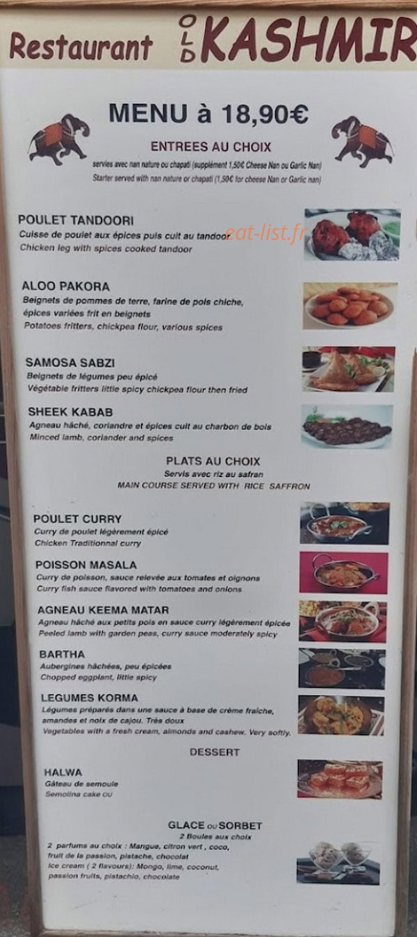 Old Kashmir — carte page 2