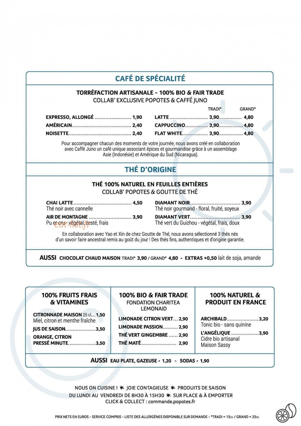 P Cantine Respectueuse — carte page 2