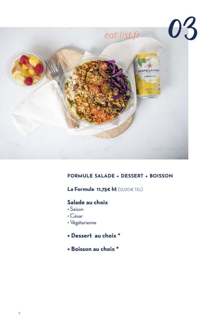 Paris Baguette — carte page 7