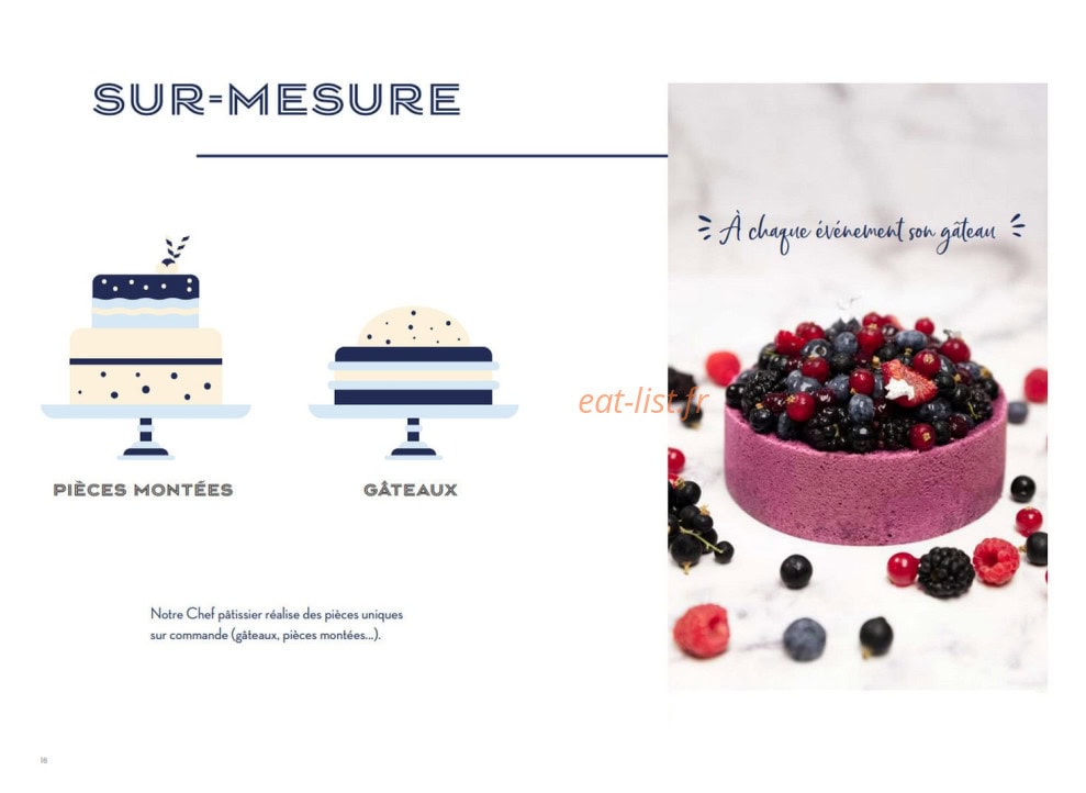 Paris Baguette — carte page 15
