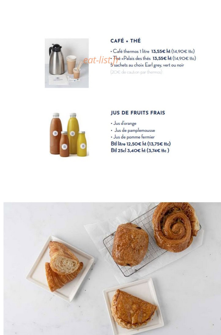 Paris Baguette — carte page 3