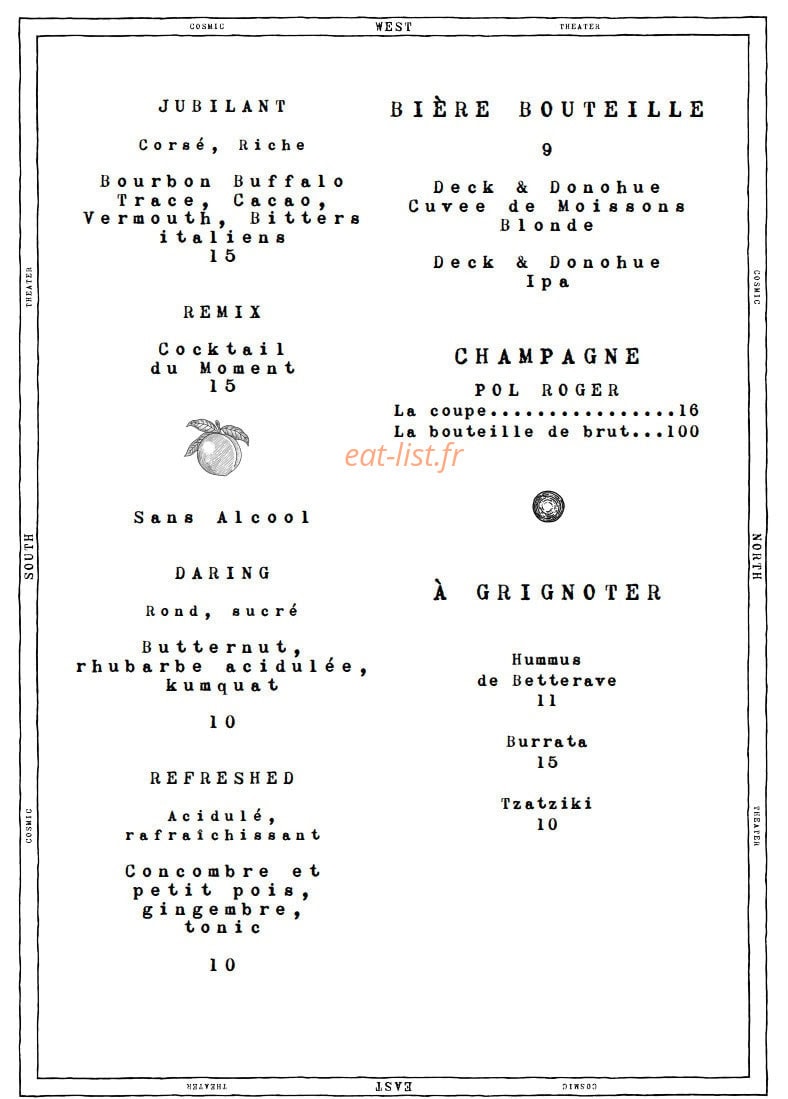 Prescription — carte page 2