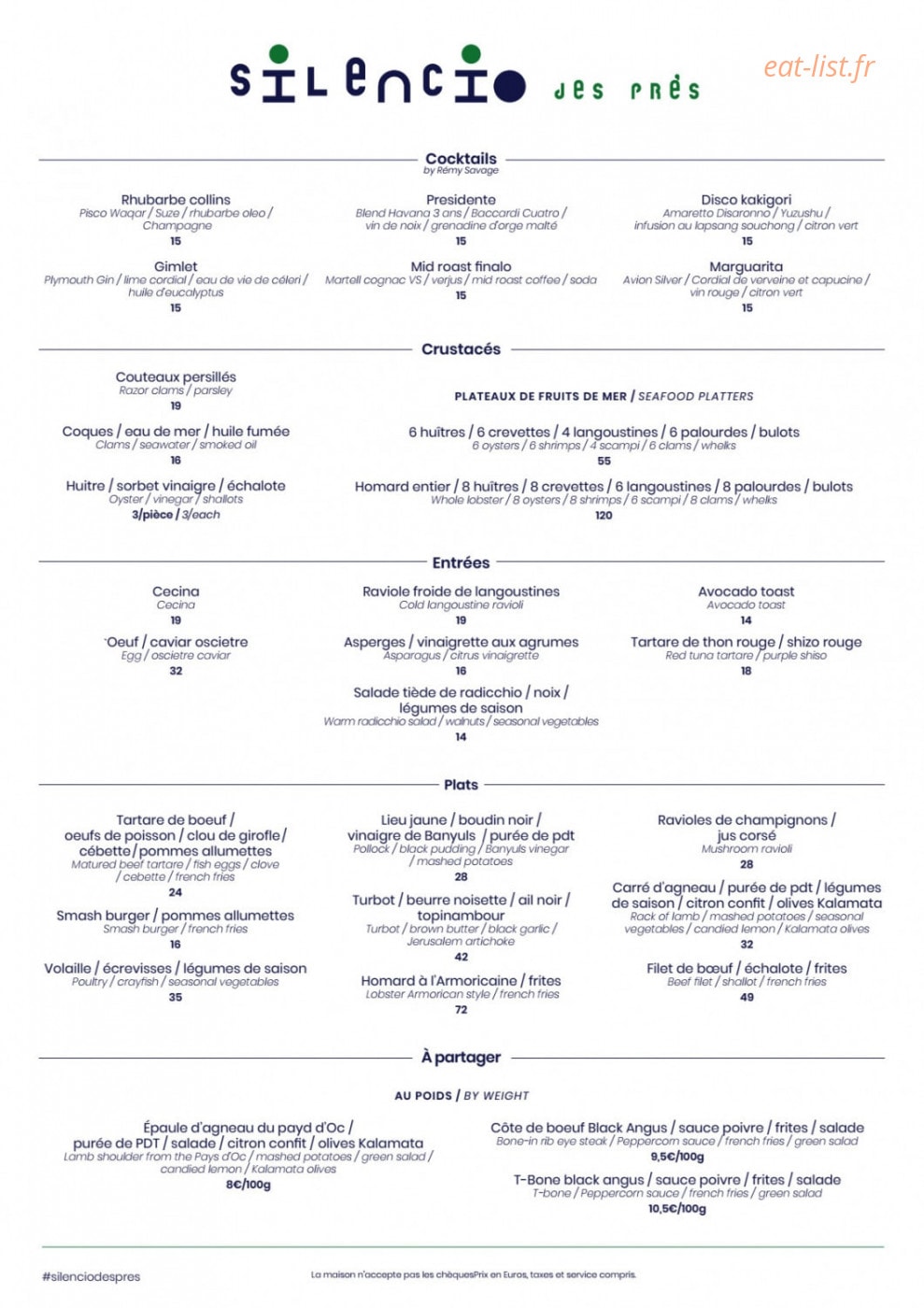 Silencio des Prés — carte page 1