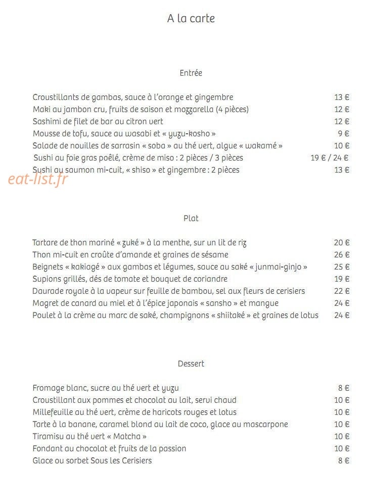 Sous les cerisiers — carte page 5